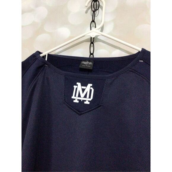 NEW Rawlings Jersey Navy Blue Size Large Unisex - Picture 5 of 13